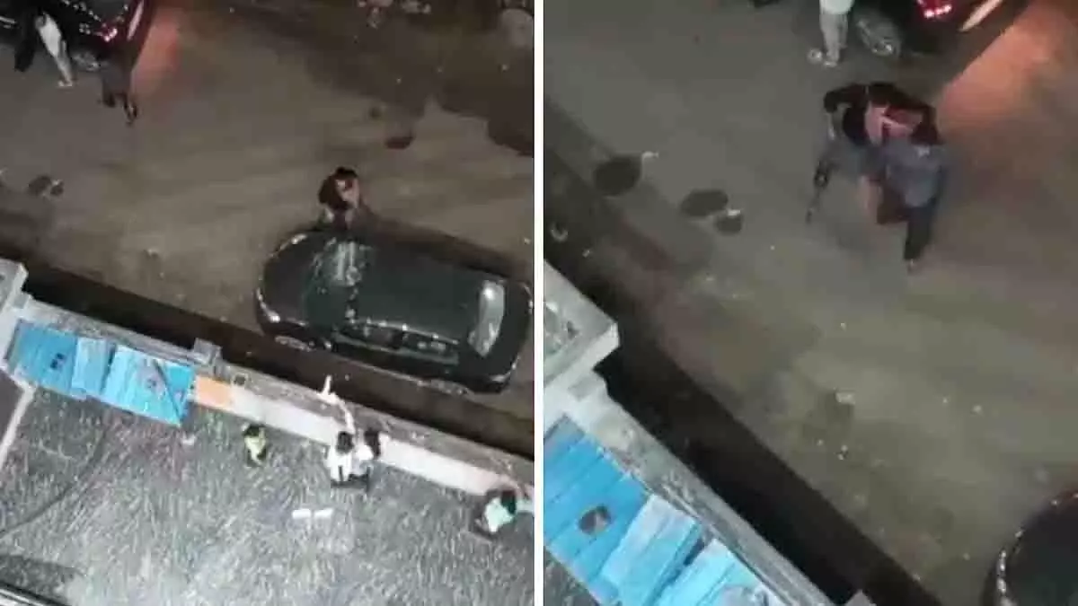 ग्रेटर Noida हॉस्टल के बाहर पुरुषों का हिंसक व्यवहार वीडियो में कैद ग्रेटर Noida हॉस्टल के बाहर पुरुषों का हिंसक व्यवहार वीडियो में कैद