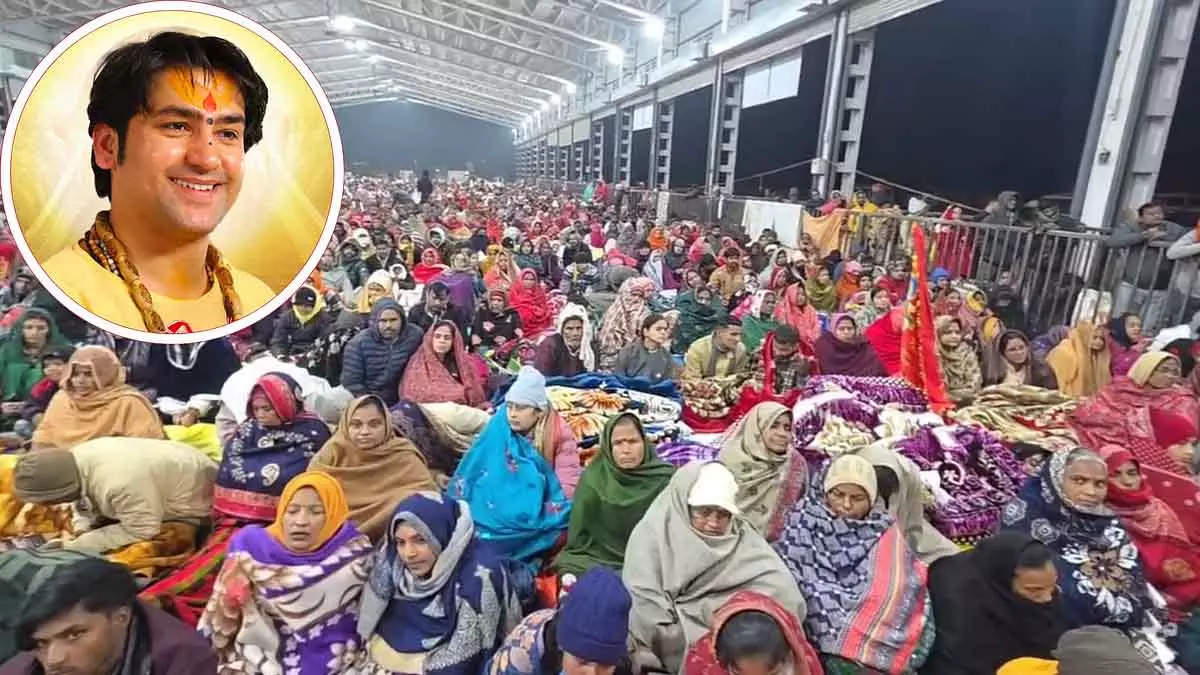 MP : बागेश्वर धाम में भव्य सत्यनारायण कथा में 11,000 भक्तों ने भाग लिया MP : बागेश्वर धाम में भव्य सत्यनारायण कथा में 11,000 भक्तों ने भाग लिया