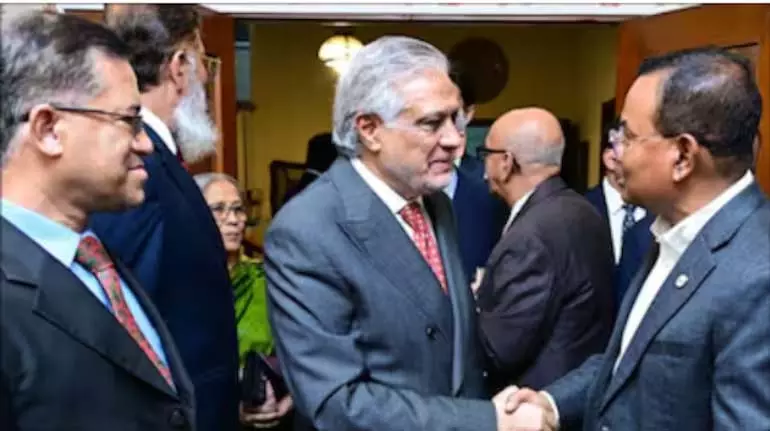 भारत के साथ तनाव के बीच पाकिस्तान के Foreign Minister ने बांग्लादेश से बातचीत की भारत के साथ तनाव के बीच पाकिस्तान के Foreign Minister ने बांग्लादेश से बातचीत की