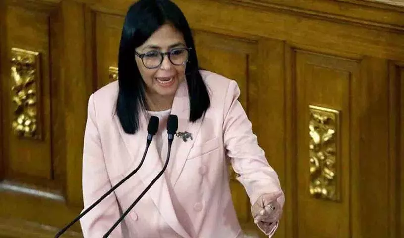Delcy Rodriguez वेनेजुएला के अंतरिम राष्ट्रपति नियुक्त Delcy Rodriguez वेनेजुएला के अंतरिम राष्ट्रपति नियुक्त