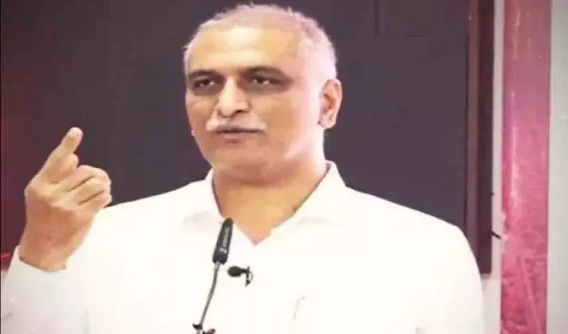 केसीआर के नेतृत्व में एक और पानी की लड़ाई: Harish Rao केसीआर के नेतृत्व में एक और पानी की लड़ाई: Harish Rao