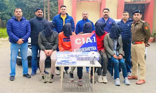 Kurukshetra पुलिस ने लूट के मामले में पांच लोगों को गिरफ्तार किया