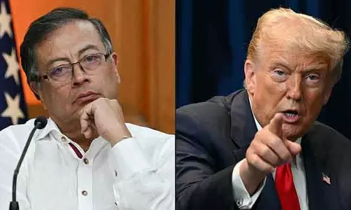 कोलंबिया के राष्ट्रपति पेट्रो ने ट्रंप की धमकियों को खारिज किया कोलंबिया के राष्ट्रपति पेट्रो ने ट्रंप की धमकियों को खारिज किया