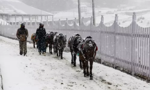 गुलमर्ग में तापमान माइनस 8.8 डिग्री, J&K में ठंड का प्रकोप बढ़ा गुलमर्ग में तापमान माइनस 8.8 डिग्री, J&K में ठंड का प्रकोप बढ़ा