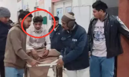 MP : उज्जैन के पुजारी की हालत गंभीर, चीनी मांझे से गला घोंटा MP : उज्जैन के पुजारी की हालत गंभीर, चीनी मांझे से गला घोंटा