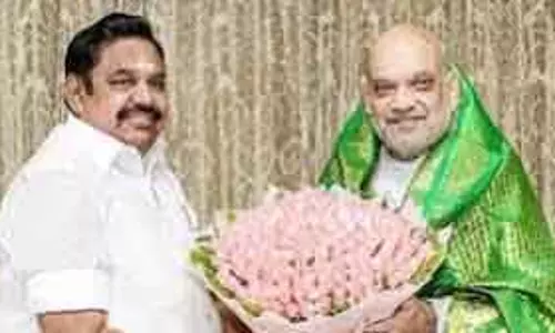 Tamil Nadu AIADMK नेताओं ने अमित शाह से मुलाकात की