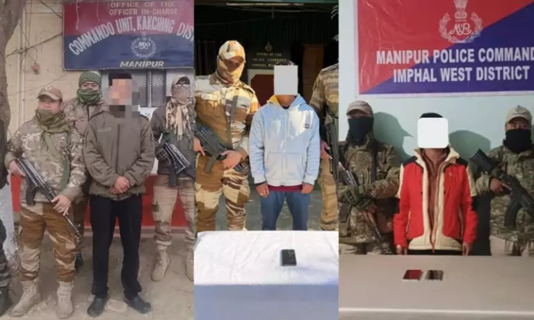 Manipur: तीन PLA कैडर गिरफ्तार, किशोर को भर्ती से बचाया गया