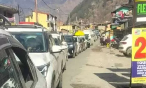 Himachal: रोहतांग रोड गुलाबा से आगे यातायात के लिए बंद