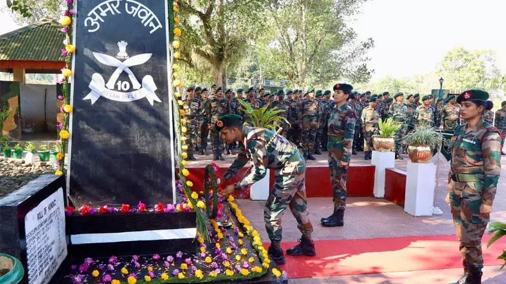 Nagaland : AR ने युद्ध नायक को श्रद्धांजलि दी