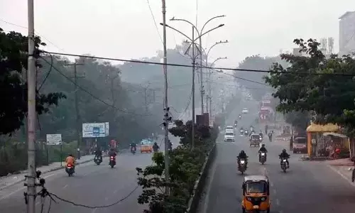 Hyderabad में कोहरे की वजह से तापमान में और गिरावट आने की संभावना