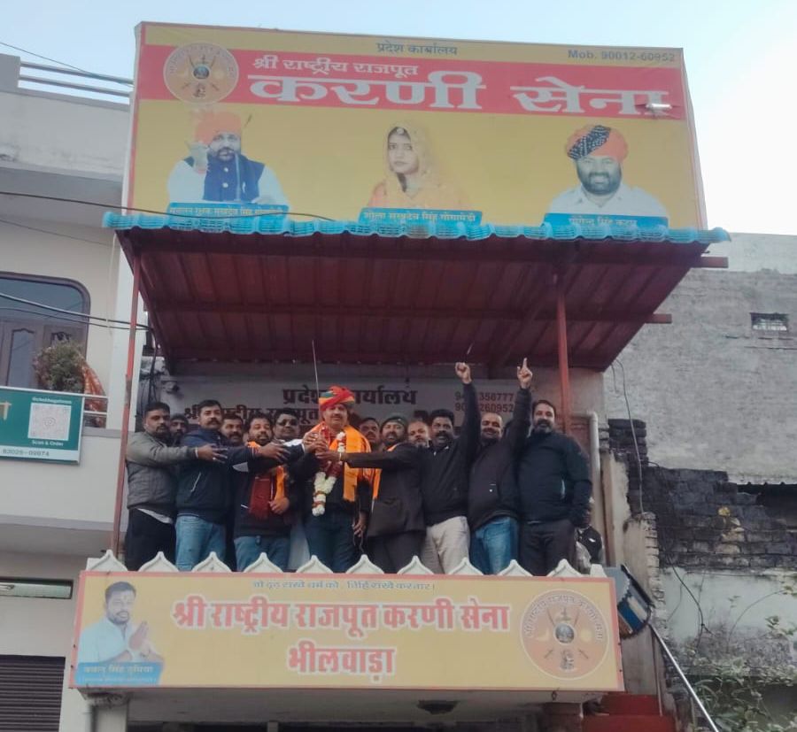 Karni Sena ने किया बार एसोसिएशन अध्यक्ष उम्मेद सिंह राठौड़ का अभिनंदन