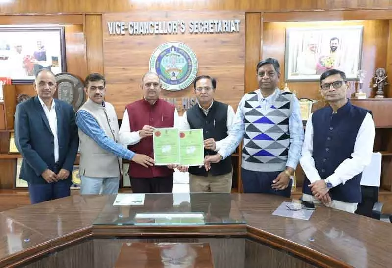 Hisar यूनिवर्सिटी के साइंटिस्ट को मधुमक्खी पालन डिस्पेंसर के लिए पेटेंट मिला Hisar यूनिवर्सिटी के साइंटिस्ट को मधुमक्खी पालन डिस्पेंसर के लिए पेटेंट मिला