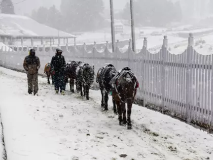गुलमर्ग में तापमान माइनस 8.8 डिग्री, J&K में ठंड का प्रकोप बढ़ा गुलमर्ग में तापमान माइनस 8.8 डिग्री, J&K में ठंड का प्रकोप बढ़ा