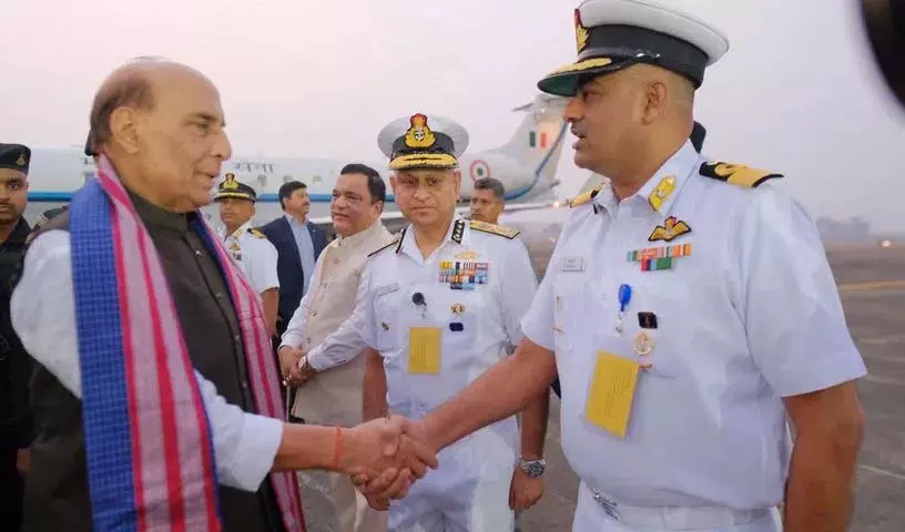 Rajnath Singh ने गोवा में समुद्र प्रताप का उद्घाटन किया Rajnath Singh ने गोवा में समुद्र प्रताप का उद्घाटन किया