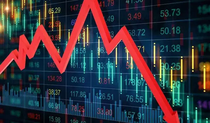 शेयर बाज़ार रिकॉर्ड ऊंचाई से नीचे; Sensex 322 गिरा, निफ्टी 26,300 से नीचे शेयर बाज़ार रिकॉर्ड ऊंचाई से नीचे; Sensex 322 गिरा, निफ्टी 26,300 से नीचे
