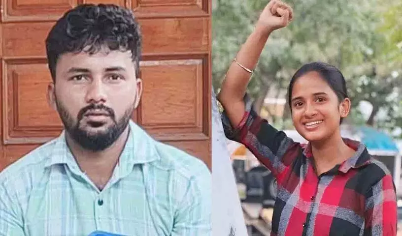 बालकृष्ण PDSU केयू अध्यक्ष, काव्या महासचिव बालकृष्ण PDSU केयू अध्यक्ष, काव्या महासचिव