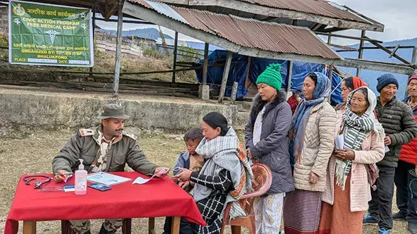 ITBP ने लद्दाख के गांव में मेडिकल कैंप लगाया ITBP ने लद्दाख के गांव में मेडिकल कैंप लगाया