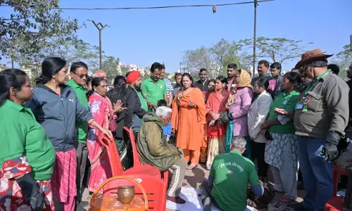 मेयर मीनल चौबे ने महाराजबंध एसटीपी का कार्य शीघ्र पूर्ण करने के दिए निर्देश