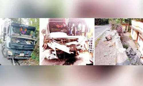 Kerala : अंबालामुक्कू-पिरप्पनकोड आउटर रिंग रोड पर सामूहिक टक्कर