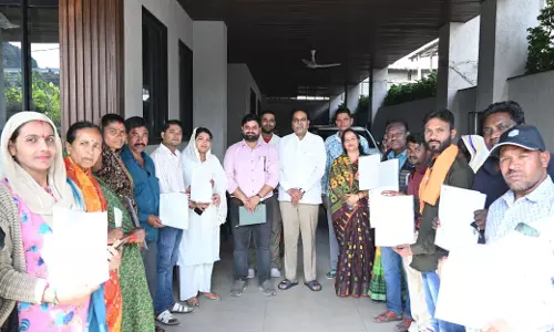 ​तात्यापारा के 18 परिवारों के पक्के मकान का सपना हुआ साकार