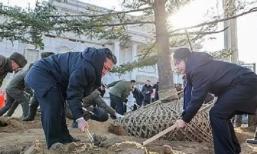 Kim Jong उन ने यूक्रेन युद्ध में मारे गए सैनिकों के मेमोरियल का निरीक्षण किया
