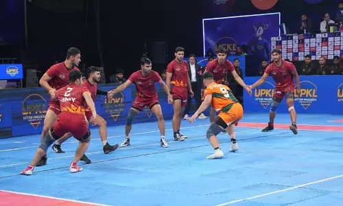 UPKL: संगम चैलेंजर्स ने कानपुर वॉरियर्स के जोरदार पलटवार को हराकर दूसरा स्थान हासिल किया UPKL: संगम चैलेंजर्स ने कानपुर वॉरियर्स के जोरदार पलटवार को हराकर दूसरा स्थान हासिल किया
