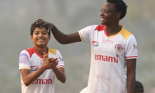 IWL 2026: ईस्ट बंगाल ने किकस्टार्ट FC को आसानी से हराया IWL 2026: ईस्ट बंगाल ने किकस्टार्ट FC को आसानी से हराया