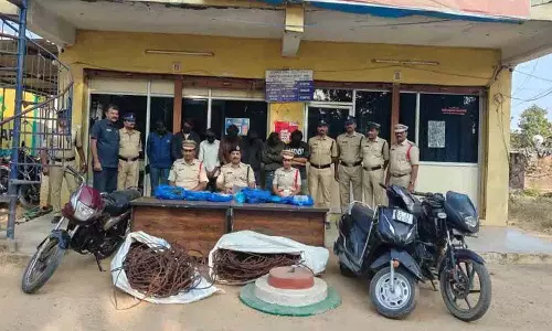 Inter District कॉपर वायर चोरी करने वाली टीम पकड़ी गई Inter District कॉपर वायर चोरी करने वाली टीम पकड़ी गई
