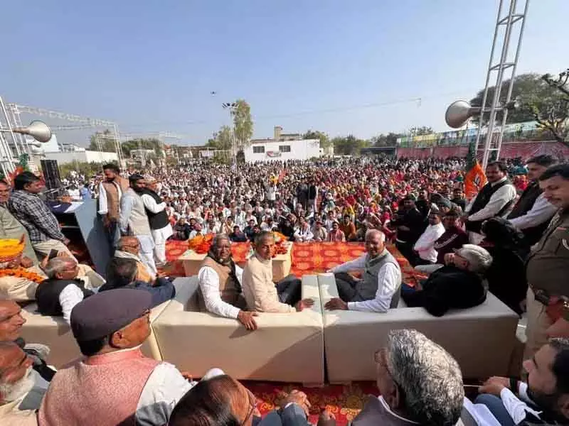 परोक्ष हमले ने अहीरवाल में भाजपा की कमियों को उजागर किया परोक्ष हमले ने अहीरवाल में भाजपा की कमियों को उजागर किया