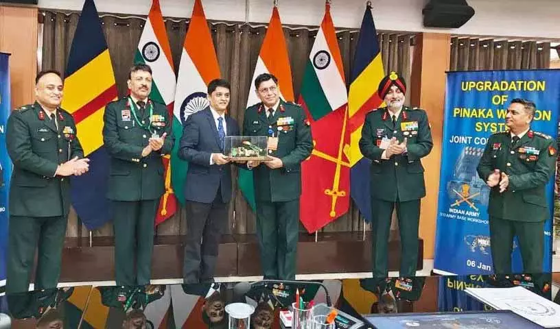 टाटा एडवांस्ड सिस्टम्स को भारतीय सेना से पिनाका MLRS के ओवरहॉल का ऑर्डर मिला टाटा एडवांस्ड सिस्टम्स को भारतीय सेना से पिनाका MLRS के ओवरहॉल का ऑर्डर मिला