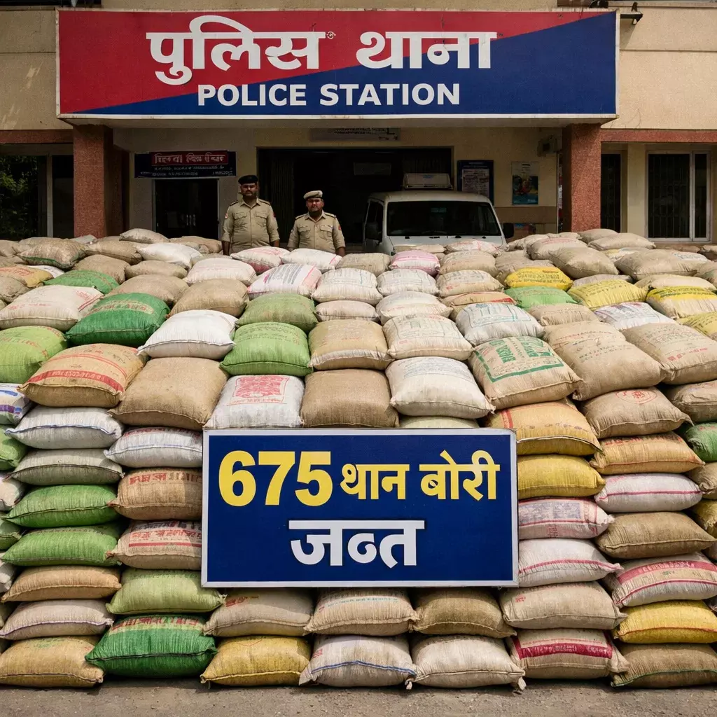 अवैध धान परिवहन पर सख्त कार्रवाई, 675 बोरी जब्त अवैध धान परिवहन पर सख्त कार्रवाई, 675 बोरी जब्त