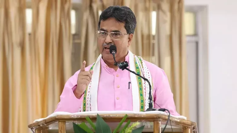 टीएमपी द्वारा शासित त्रिपुरा ट्राइबल काउंसिल में चौतरफा विकास की कमी: Saha टीएमपी द्वारा शासित त्रिपुरा ट्राइबल काउंसिल में चौतरफा विकास की कमी: Saha
