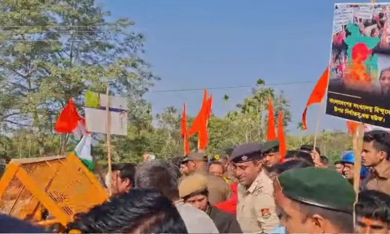 VHP का बॉर्डर प्रोटेस्ट: बांग्लादेश के साथ व्यापार पर रोक की मांग