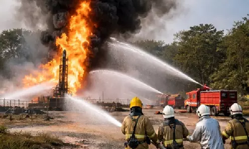 ONGC ने आंध्र के कुएं में ब्लोआउट को कंट्रोल करने के लिए प्लान को फाइनल किया