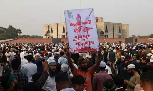 Hadi murder case: इंकलाब मोंचो ने पुलिस चार्जशीट को खारिज किया, पॉलिटिकल बदला पर सवाल उठाए