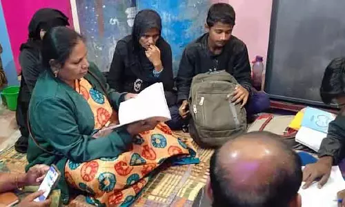DDPI ने बच्चों के घरों का दौरा किया