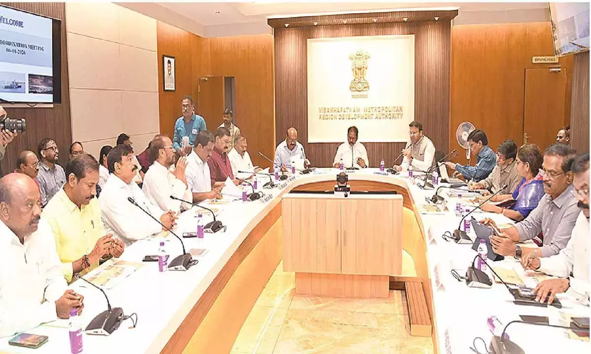 Andhra: समन्वय बैठक में मुख्य कॉर्पोरेट मुद्दों को सामने लाया गया Andhra: समन्वय बैठक में मुख्य कॉर्पोरेट मुद्दों को सामने लाया गया