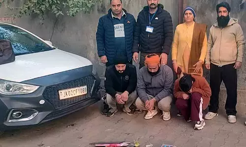 Nurpur police ने 34 ग्राम हेरोइन जब्त की, 3 गिरफ्तार