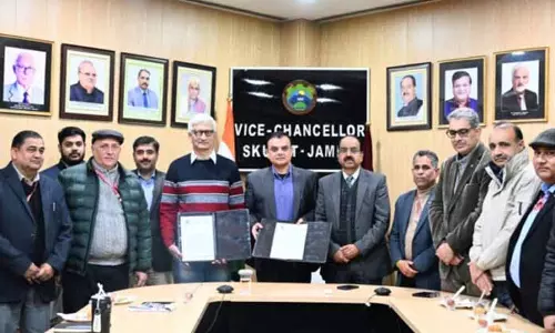 SKUAST-J ने IIT जम्मू के साथ समझौता ज्ञापन पर हस्ताक्षर किए