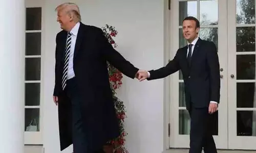 Trump ने टैरिफ को लेकर फ्रांसेस इमैनुएल मैक्रों का मज़ाक उड़ाया