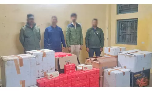 असम राइफल्स ने की Silchar में 34 लाख रुपये मूल्य की नकली सिगरेट जब्त