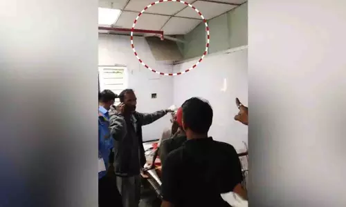 SCB अस्पताल में चौंकाने वाली घटना, बुजुर्ग मरीज़ घायल
