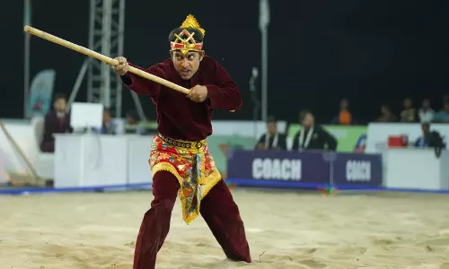 पेनकक सिलाट खिलाड़ी राजा दास ने KIBG 2026 स्वर्ण पदक से प्रभावित करना जारी रखा पेनकक सिलाट खिलाड़ी राजा दास ने KIBG 2026 स्वर्ण पदक से प्रभावित करना जारी रखा