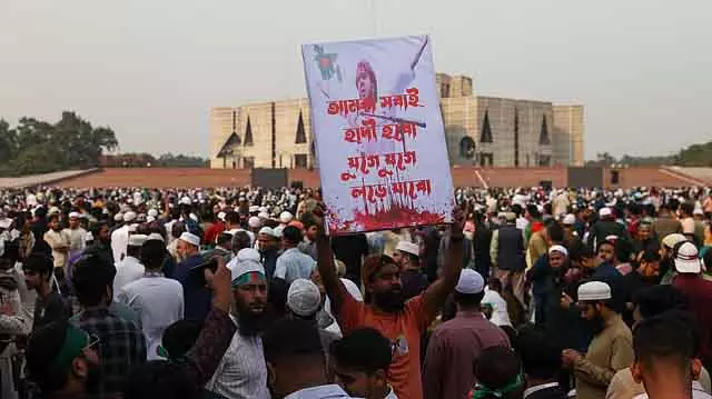 Hadi murder case: इंकलाब मोंचो ने पुलिस चार्जशीट को खारिज किया, पॉलिटिकल बदला पर सवाल उठाए Hadi murder case: इंकलाब मोंचो ने पुलिस चार्जशीट को खारिज किया, पॉलिटिकल बदला पर सवाल उठाए