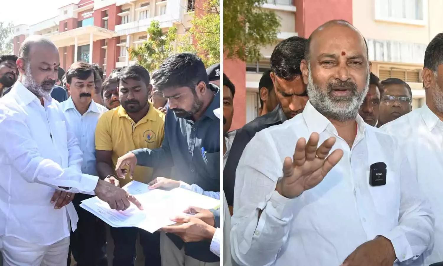 Bandi Sanjay का जम्मीकुंटा दौरा: स्टेडियम के लिए तय जमीन का किया निरीक्षण Bandi Sanjay का जम्मीकुंटा दौरा: स्टेडियम के लिए तय जमीन का किया निरीक्षण