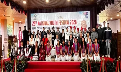 ITANAGAR: सिंगफो और पुरोइक ग्रुप्स नेशनल यूथ फेस्टिवल में हिस्सा लेने के लिए रवाना हुए