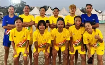 ITANAGAR: अरुणाचल महिला बीच सॉकर प्रतियोगिता के सेमीफाइनल में पहुंचा ITANAGAR: अरुणाचल महिला बीच सॉकर प्रतियोगिता के सेमीफाइनल में पहुंचा