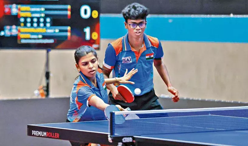 आर्या और पटेल ने WTT फीडर सीरीज 2026 में स्नेहित-सयाली की जोड़ी को हराया