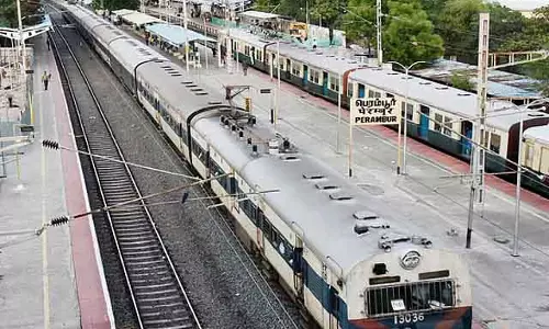 Tamil Nadu : 3 उपनगरीय ट्रेनें पूरी तरह रद्द