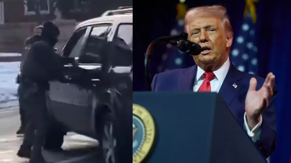 Trump: मिनियापोलिस गोलीबारी में ICE ऑफिसर ने किया सेल्फ-डिफेंस